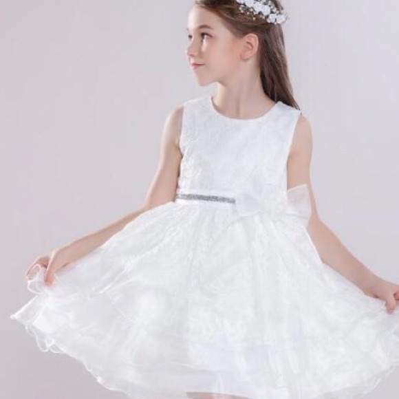 Chasing Fireflies Other - Size 4 dressy Weaver Girls Chasing Fireflies All Over Lace Dress Easter